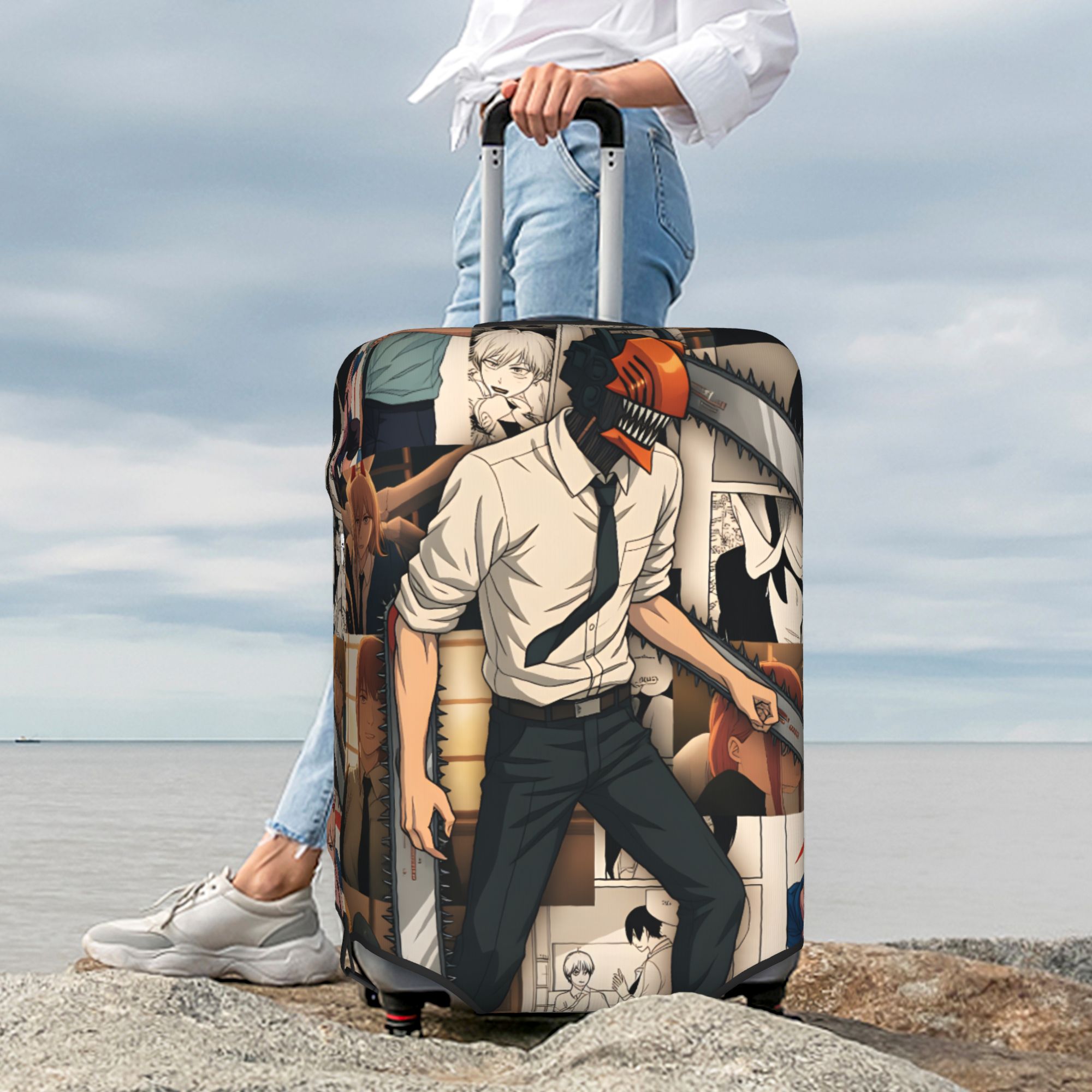 Men'S Accessories Travel Bag - Denji Chainsaw Man Power Luggage Cover