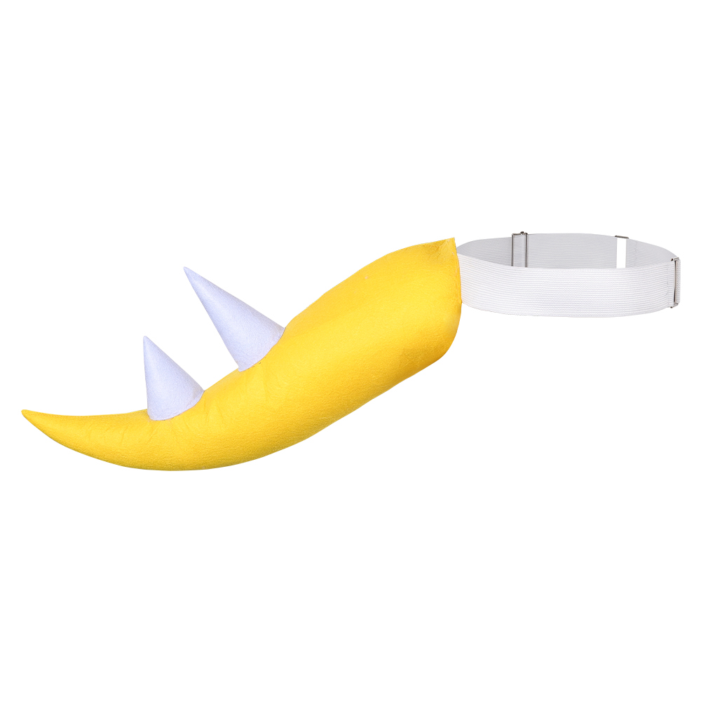Men'S Yellow Accessories - Bowser Jr Cosplay Yellow Tail Props