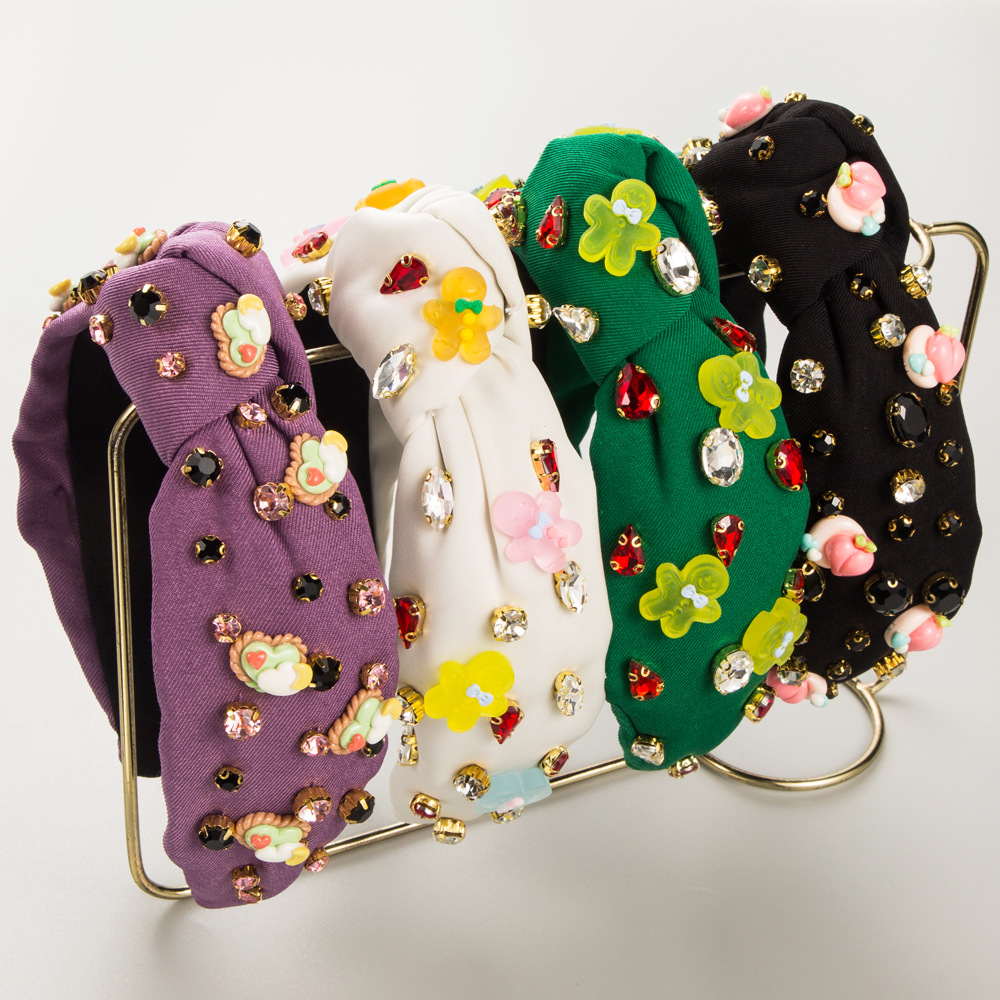Men'S Accessories High End - Hot-selling new gingerbread man decorative headband