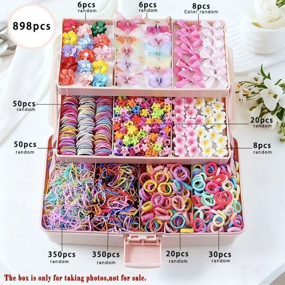 Tie Clip Set - New Elastic Girls Hair Accessories Set
