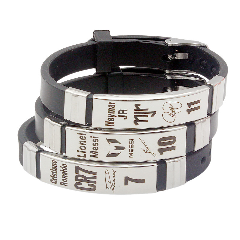 Men Accessories Wrist - Lionel Messi Cristiano Ronaldo Neymar Football
