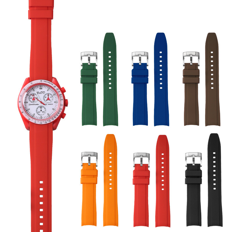 Men'S Accessories High End - 20mm 22mm High Quality Soft Silicone