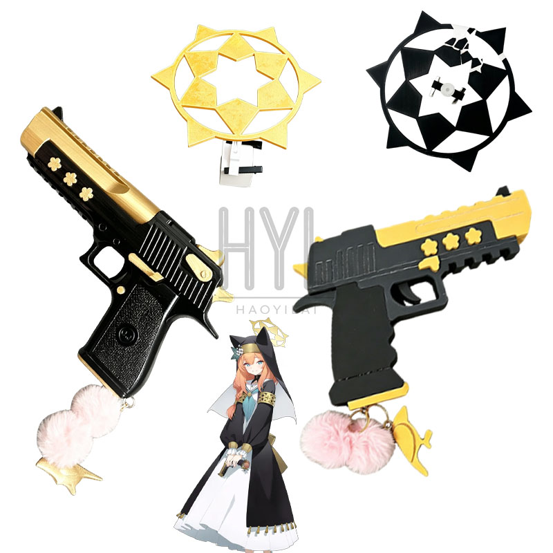 Men'S Yellow Accessories - Anime Game Blue Archive Mari Cosplay