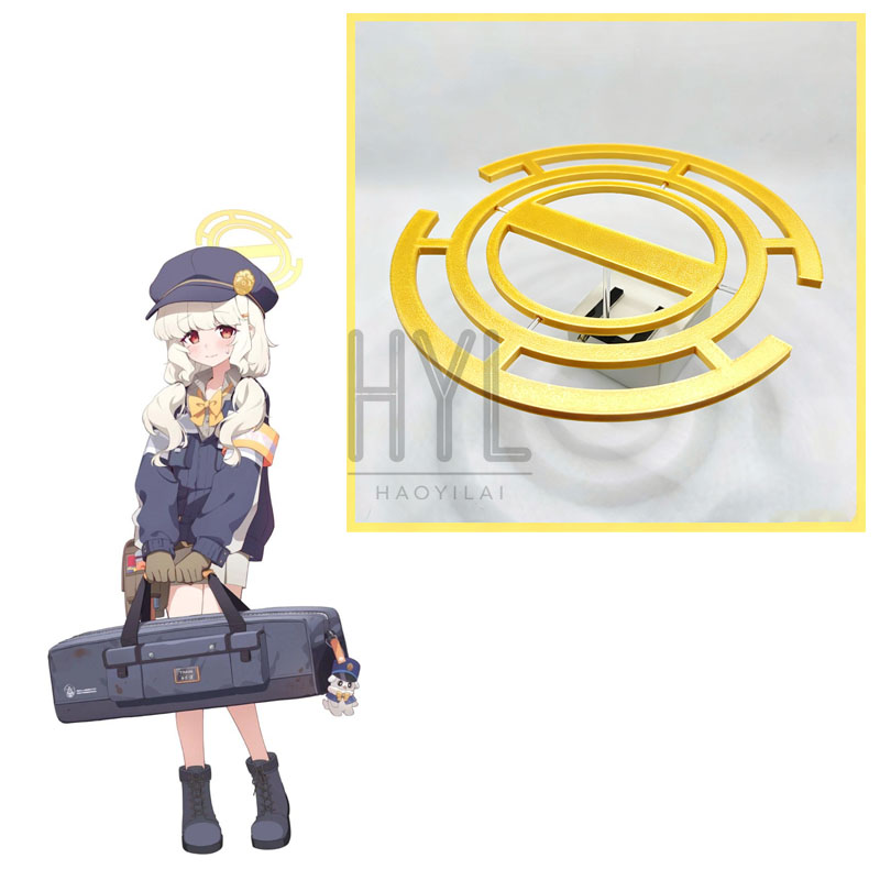 Men'S Yellow Accessories - Game Blue Archive Aoba Utsumi Cosplay