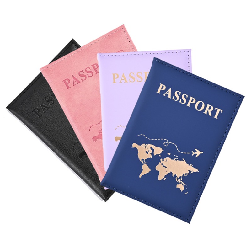 Men'S Accessories Travel Bag - Fashion Passport Holder with Letter Print