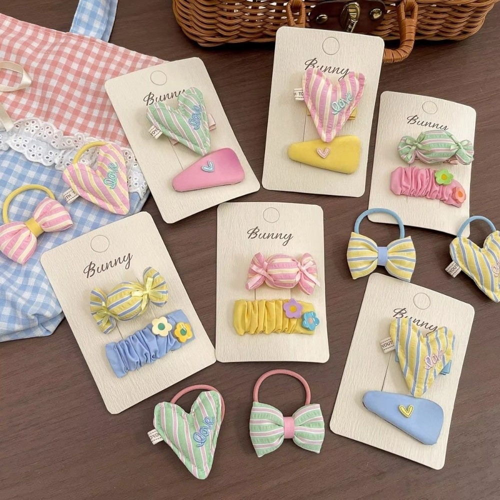 2 Pcs Set Striped Pattern Hair - Tie Clip Set review and price