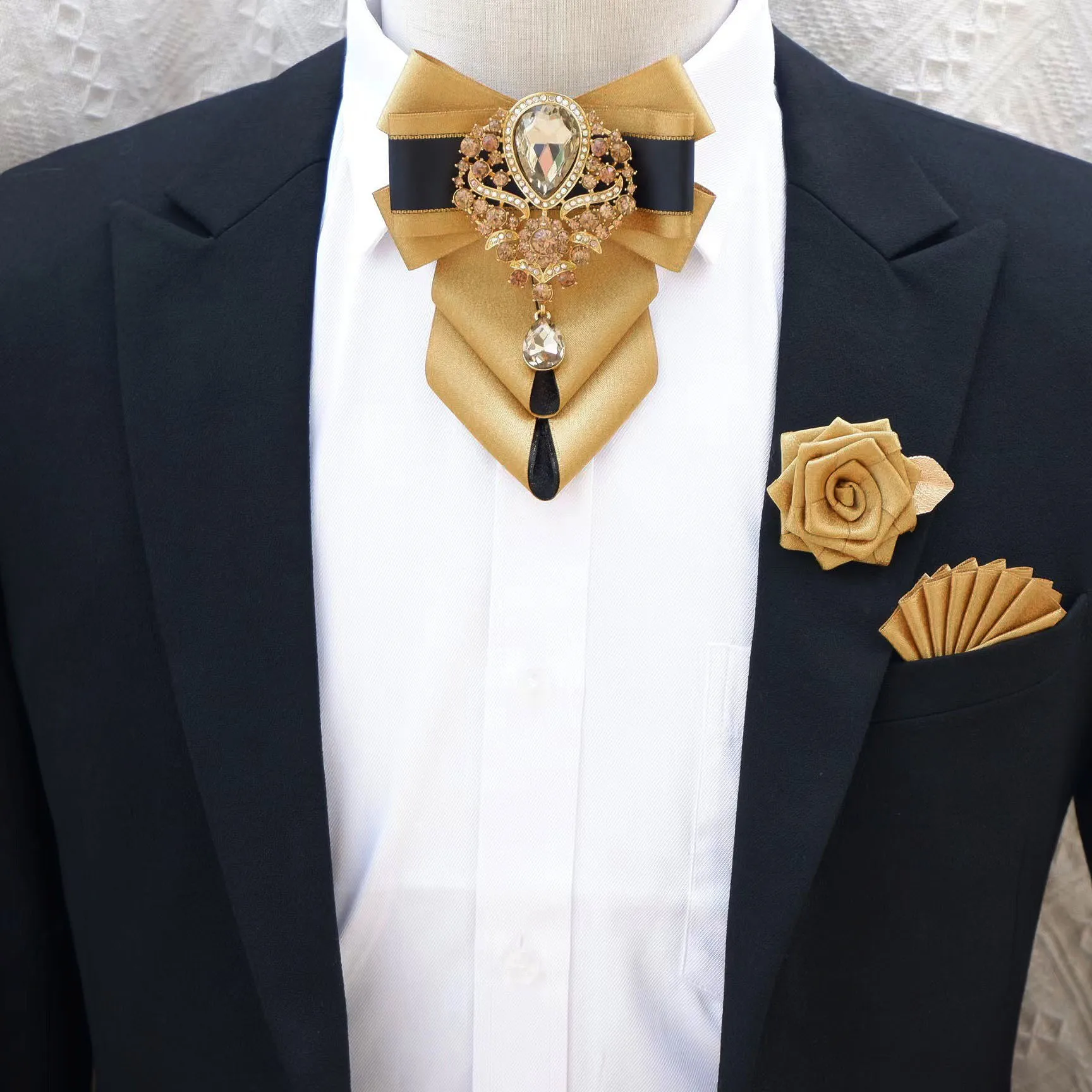 Luxury Rhinestone Bow Tie Broo - Men'S Accessories High End review and price