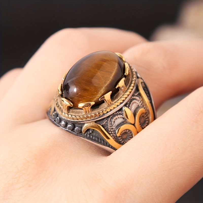 1 Pcs Hand Carved Synthetic Ge - Men'S Accessories Hand Bands review and price