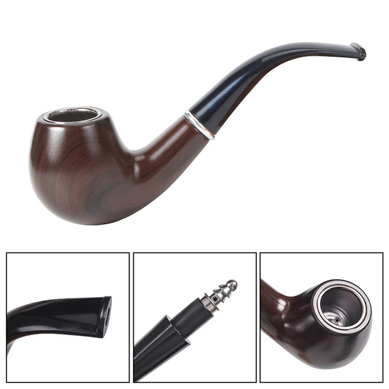 Retro Resin Ebony Smoking Pipe - Men Accessories Gadgets review and price
