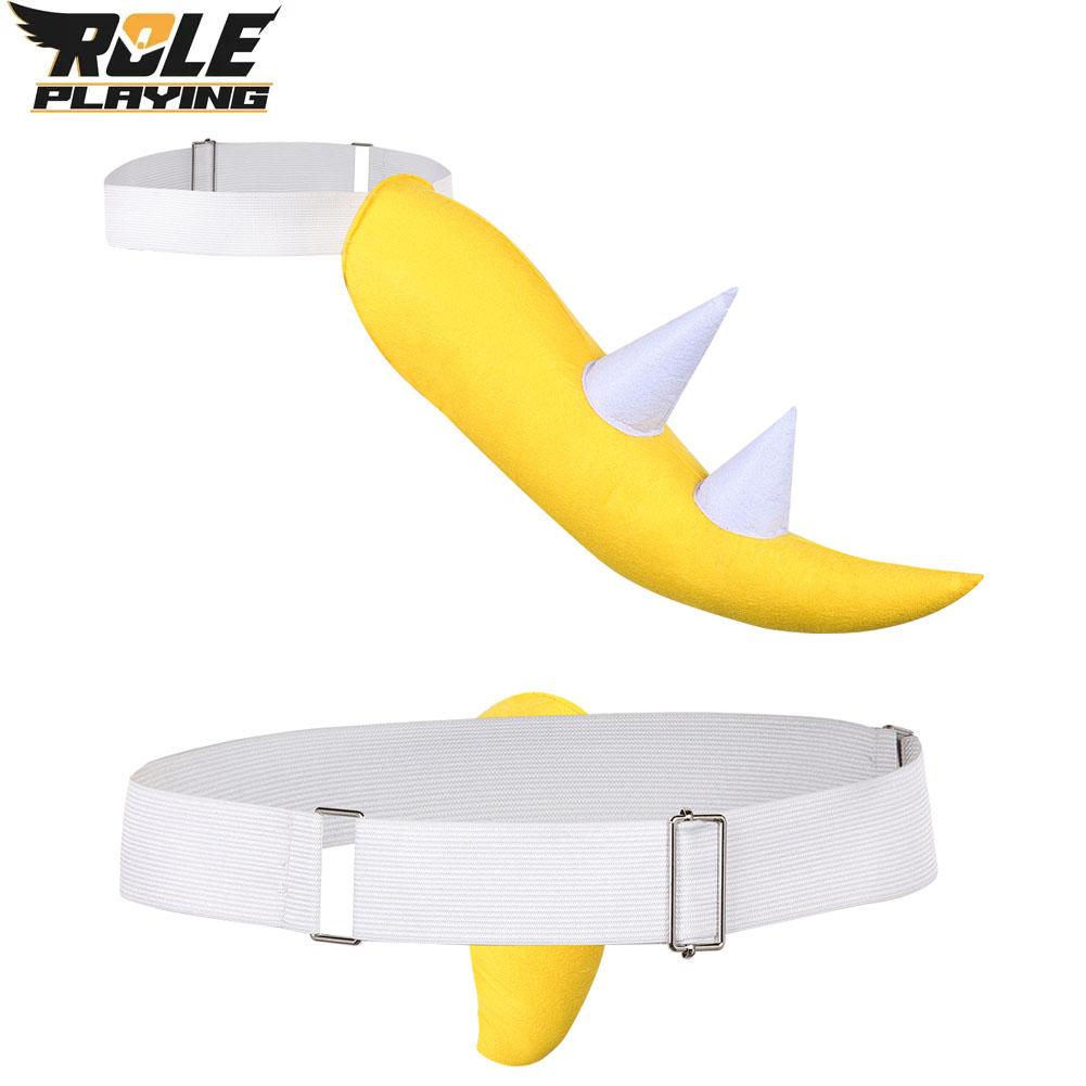 Bowser Jr Cosplay Yellow Tail  - Men'S Yellow Accessories review and price
