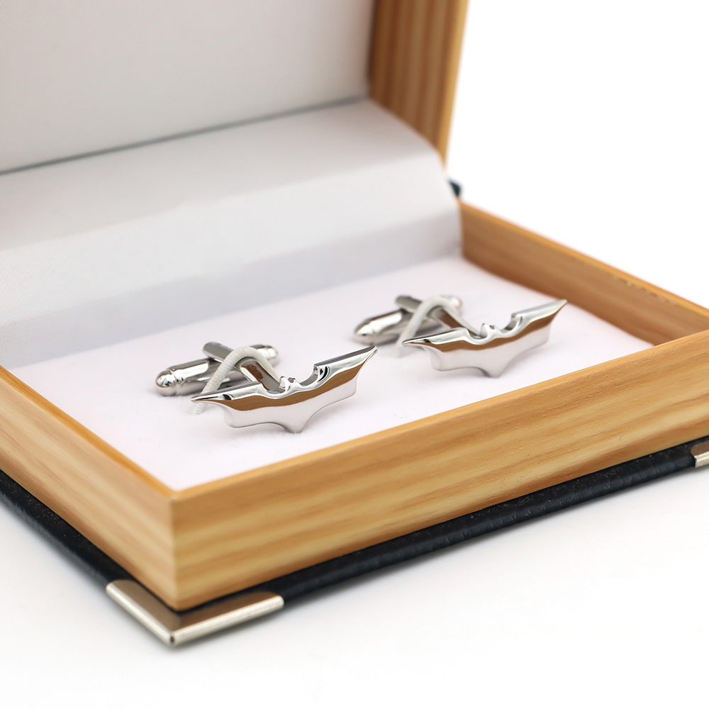 Men's Bat Cuff Links Shinning  - Tie Clip Set review and price