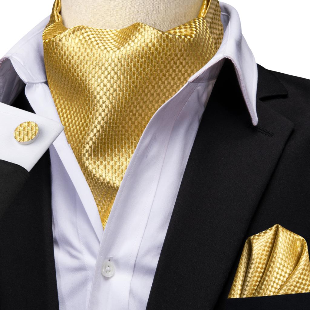 Hi-Tie Silk Mens Ascot Hanky C - Tie Clip Set review and price