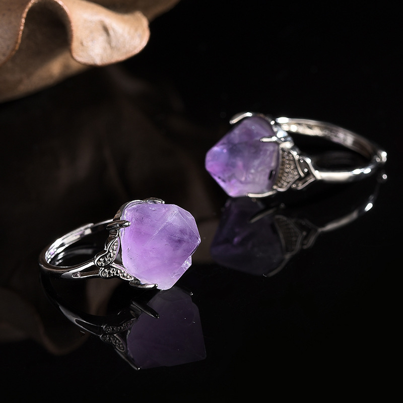 Natural Amethyst Hand-carved R - Men'S Accessories Hand Bands review and price