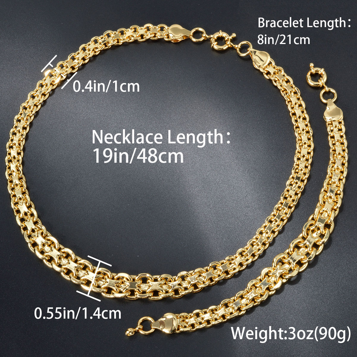 Sunny Luxury 18k Gold Plated G - Men'S Accessories Dubai review and price