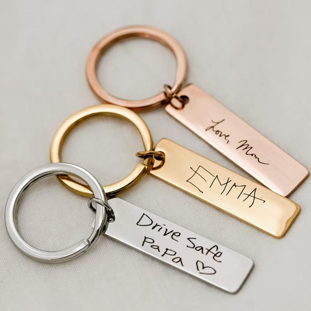 Actual handwritten key chain,  - Men'S Accessories Gift Ideas review and price