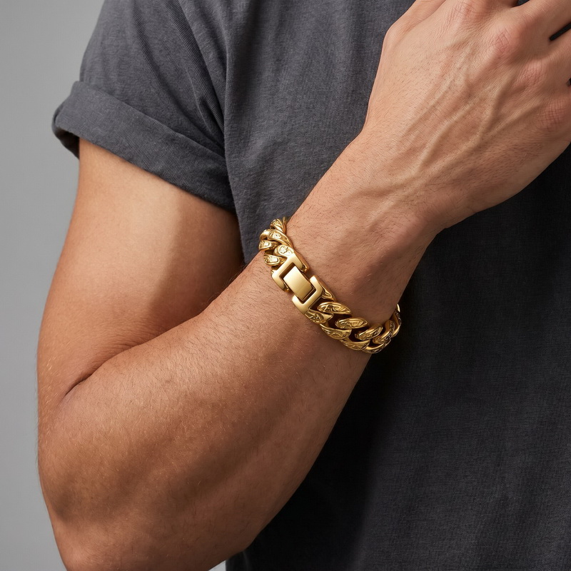 Man Bracelet Homme 13MM Wide S - Men'S Accessories Hand Bands review and price