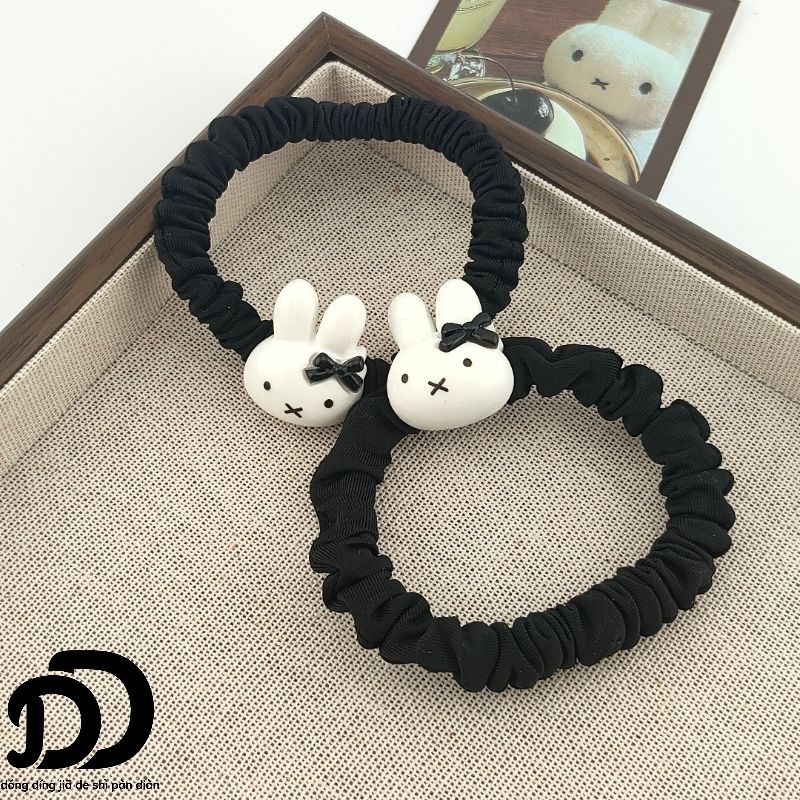 Cute Miffy Bunny Bow Hair Tie, - Tie Clip Set review and price