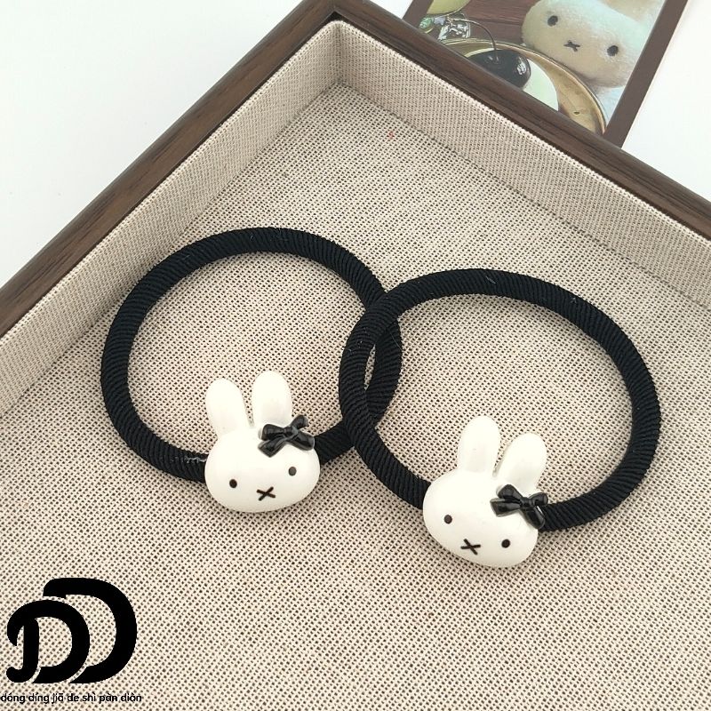 Cute Miffy Bunny Bow Hair Tie, - Tie Clip Set review and price