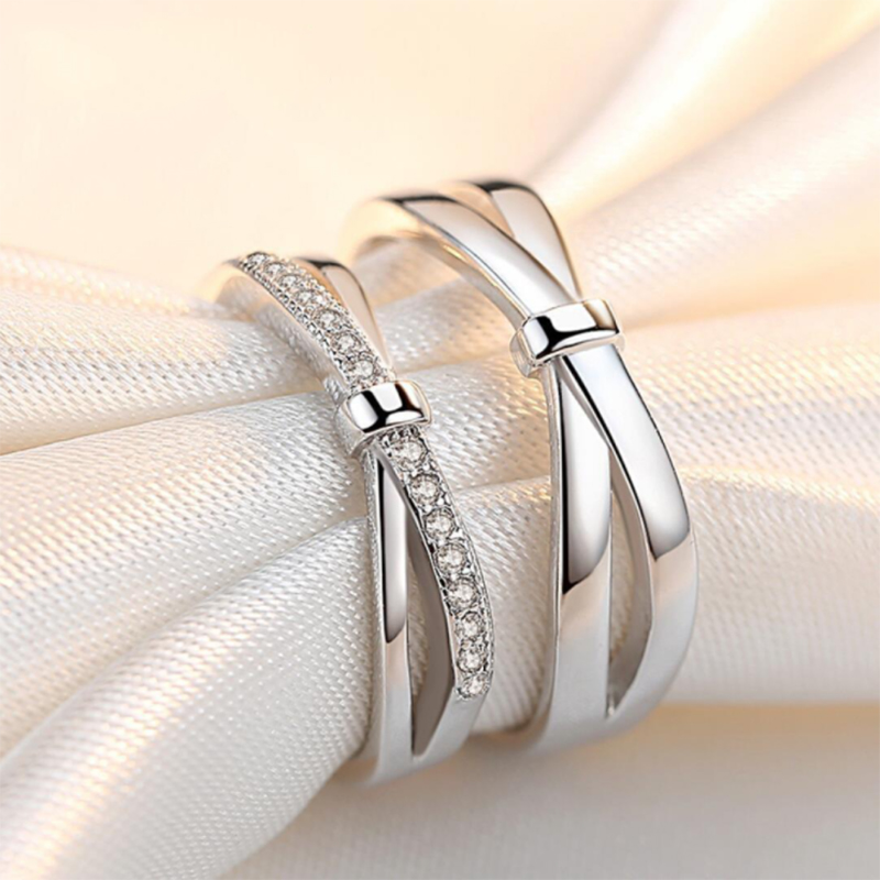Romantic Bowknot Couple Rings  - Men'S Accessories Hand Bands review and price