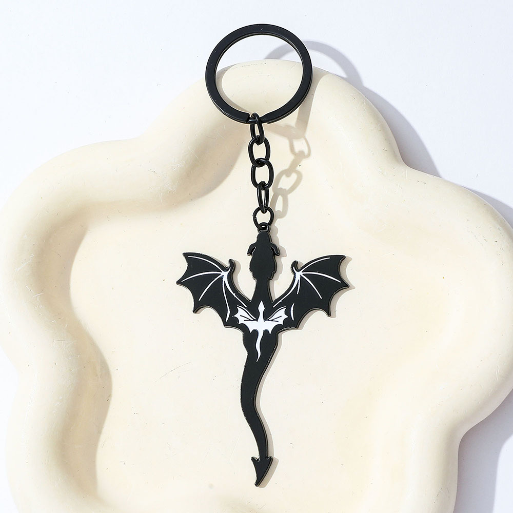 Fourth Wing Black Dragon Keych - Men'S Accessories And Jewelry review and price