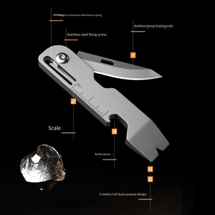 Titanium Alloy Multi-Function  - Keychain Multi Tool review and price