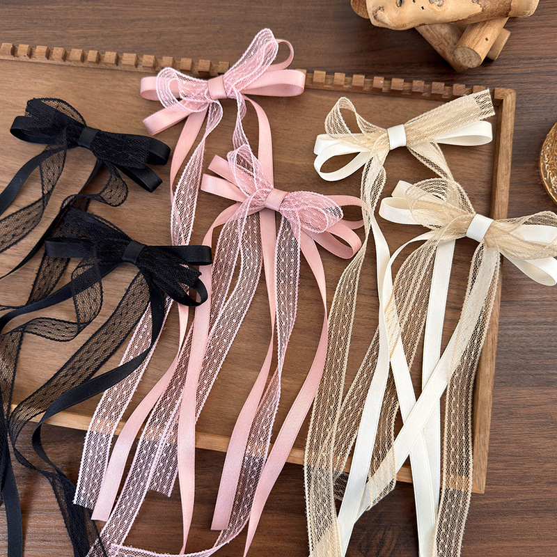 2Pcs/Set Lace Satin Ribbon Bow - Tie Clip Set review and price