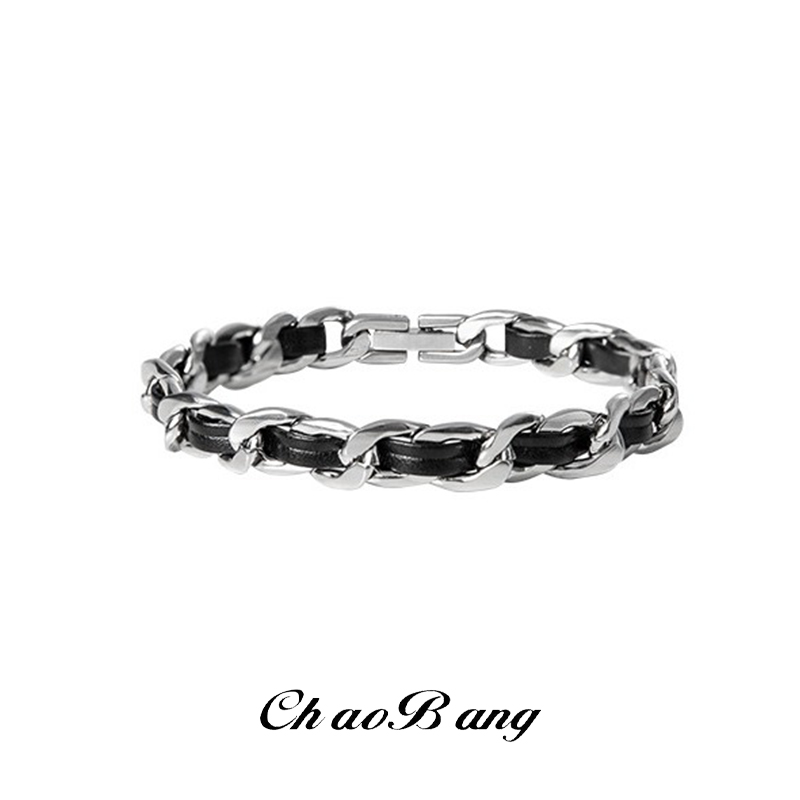 Trendy Titanium Steel Leather  - Men'S Accessories High End review and price