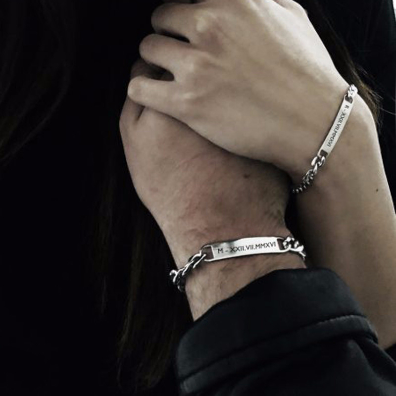 Plate Id Tag Bar Bracelet Cuba - Men Accessories Wrist review and price