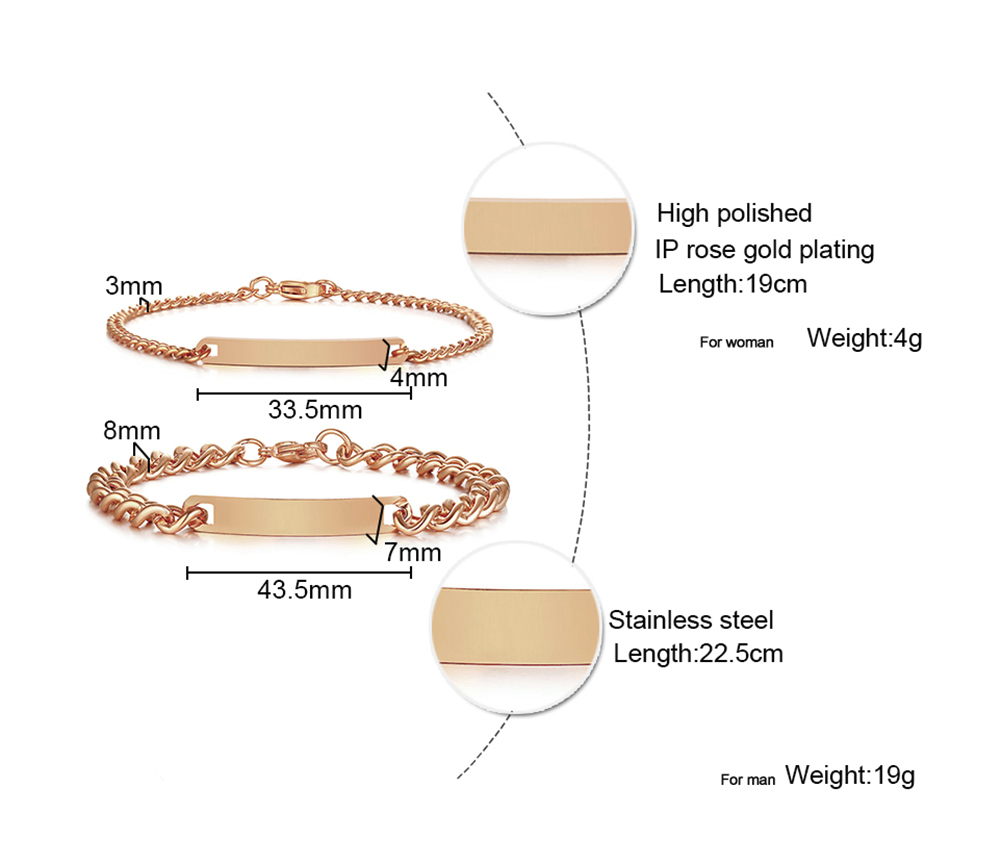 Plate Id Tag Bar Bracelet Cuba - Men Accessories Wrist review and price