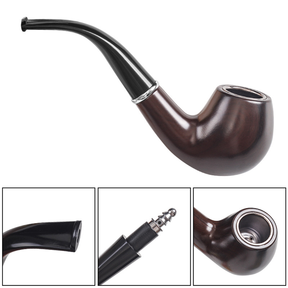 Retro Resin Ebony Smoking Pipe - Men Accessories Gadgets review and price