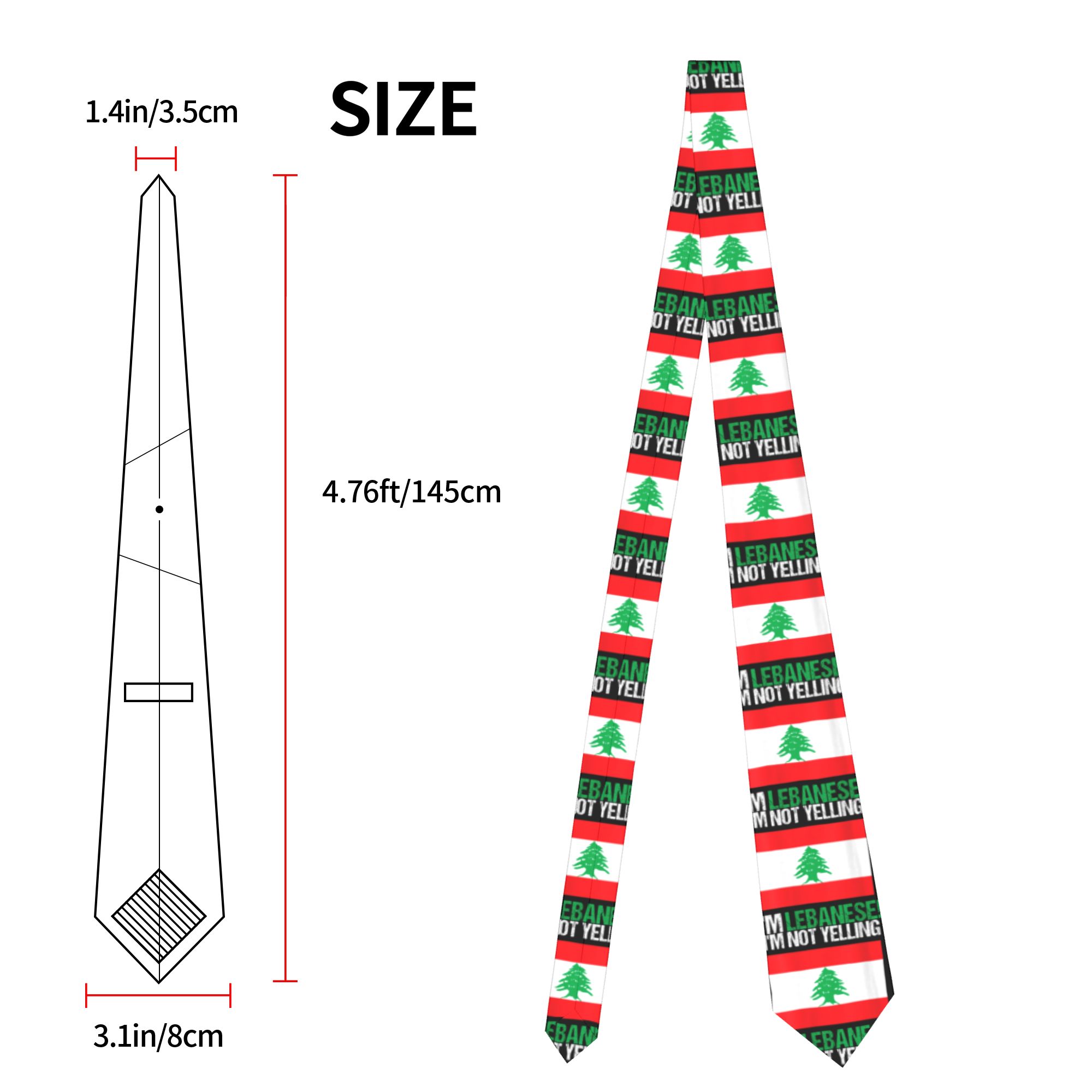 Mens Tie I'm Not Yelling Leban - Men Accessories Lebanon review and price