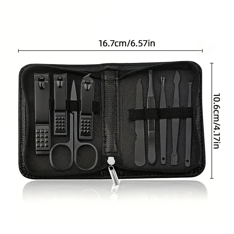 9 Piece in 1 Manicure Set Pedi - Men Accessories Kit review and price