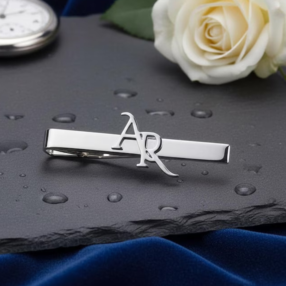 Customized Initial Stainless S - Tie Clip Set review and price