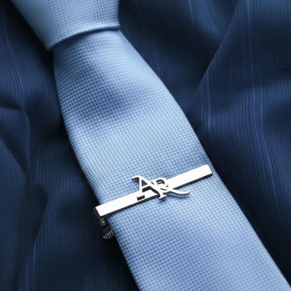 Customized Initial Stainless S - Tie Clip Set review and price