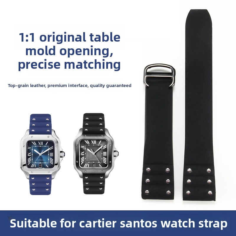 21mm Soft Silicone Watch Strap - Men'S Accessories Cartier review and price