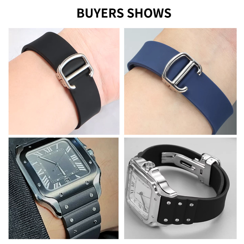 21mm Soft Silicone Watch Strap - Men'S Accessories Cartier review and price