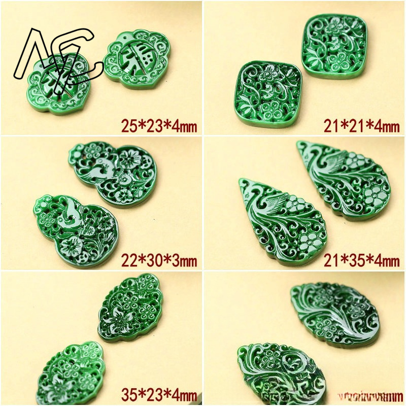 2pcs DIY Natural Dry Green Eme - Men'S Accessories And Jewelry review and price