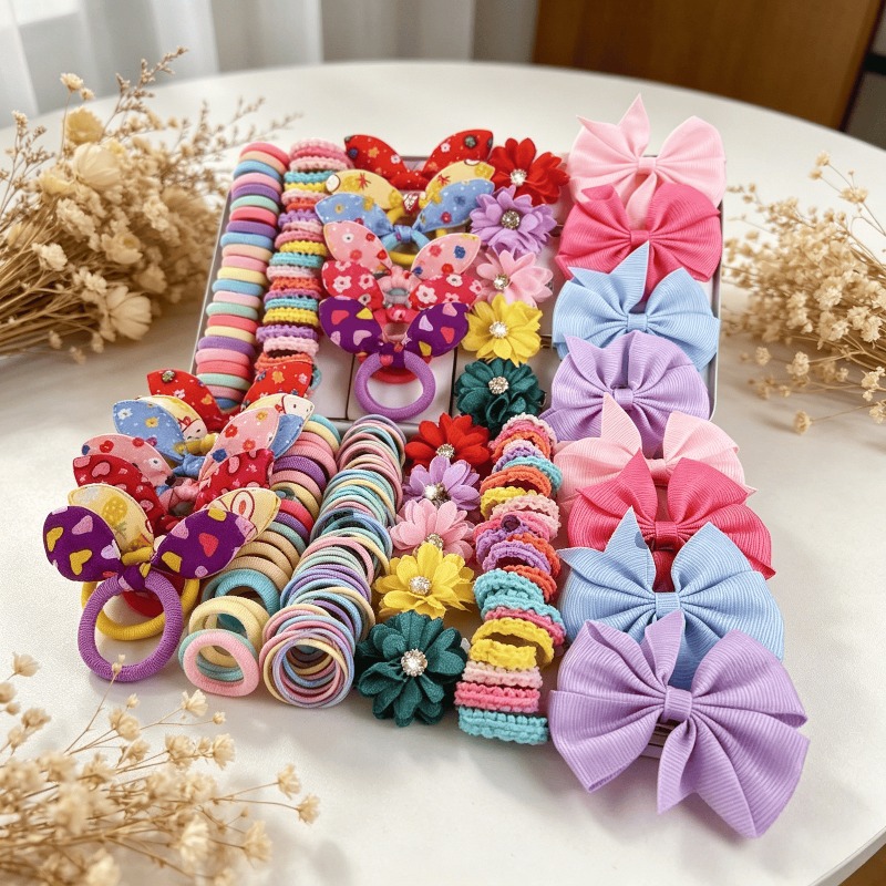 73PCS   New Fabric Girls Hair  - Tie Clip Set review and price
