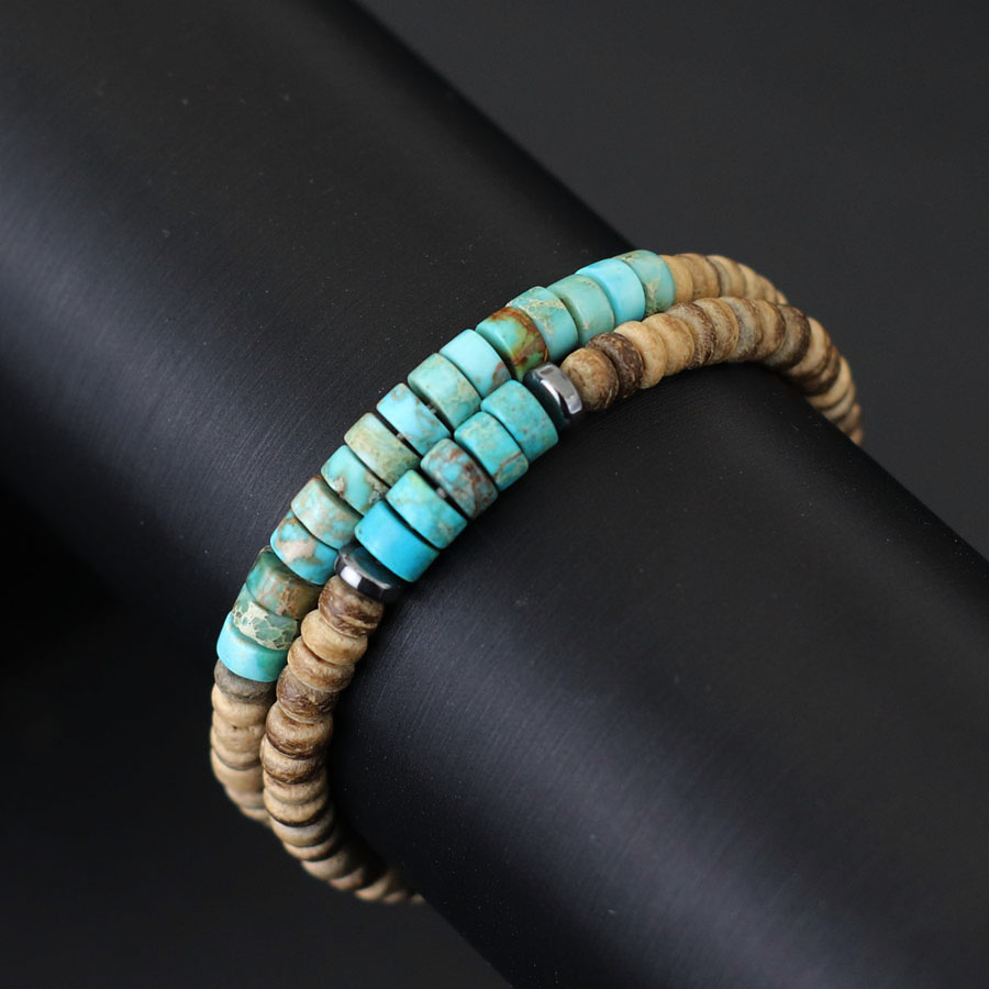 2Pcs Natural Coconut Husk Bead - Men'S Yoga Accessories review and price