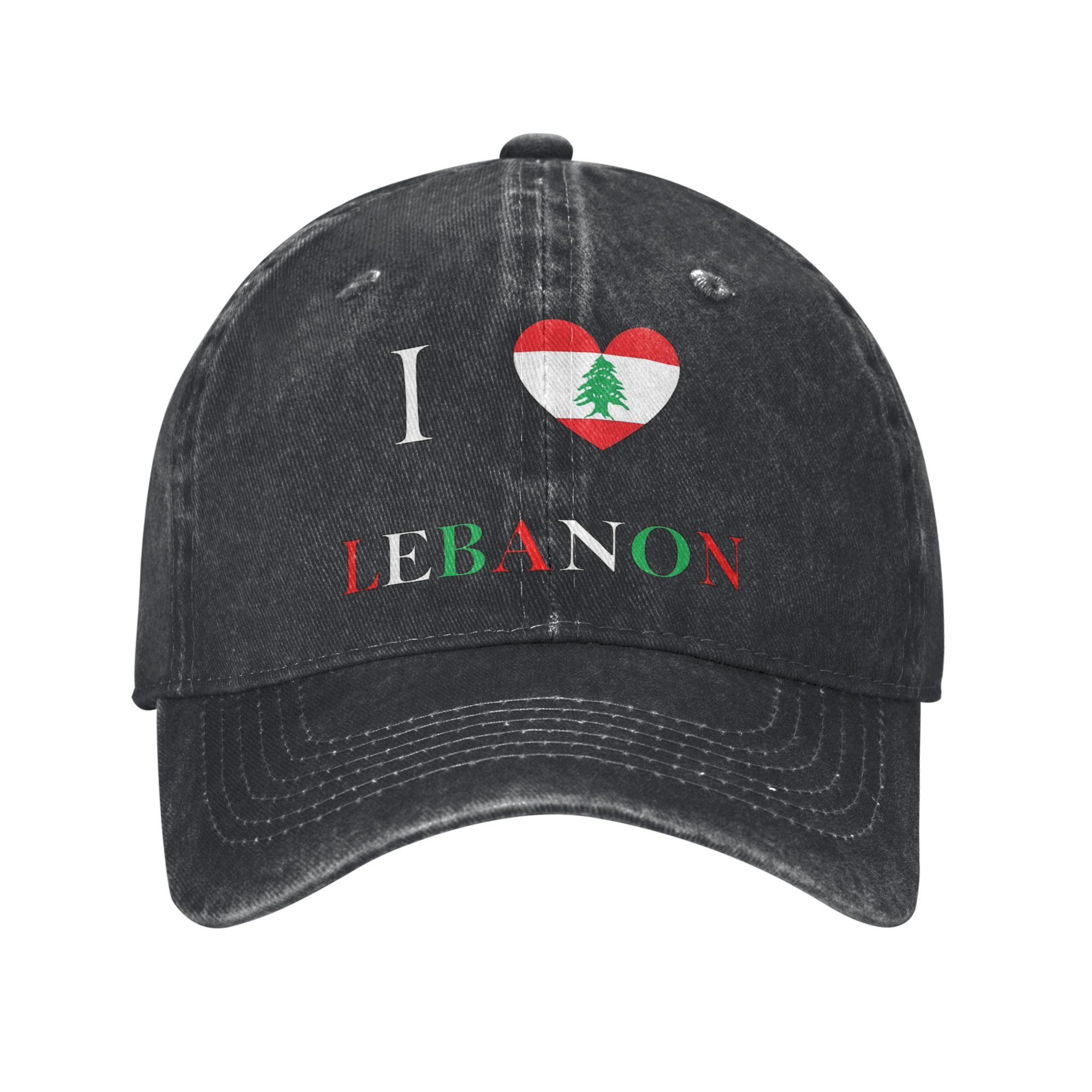Lebanon Flag Heart Trucker Hat - Men Accessories Lebanon review and price
