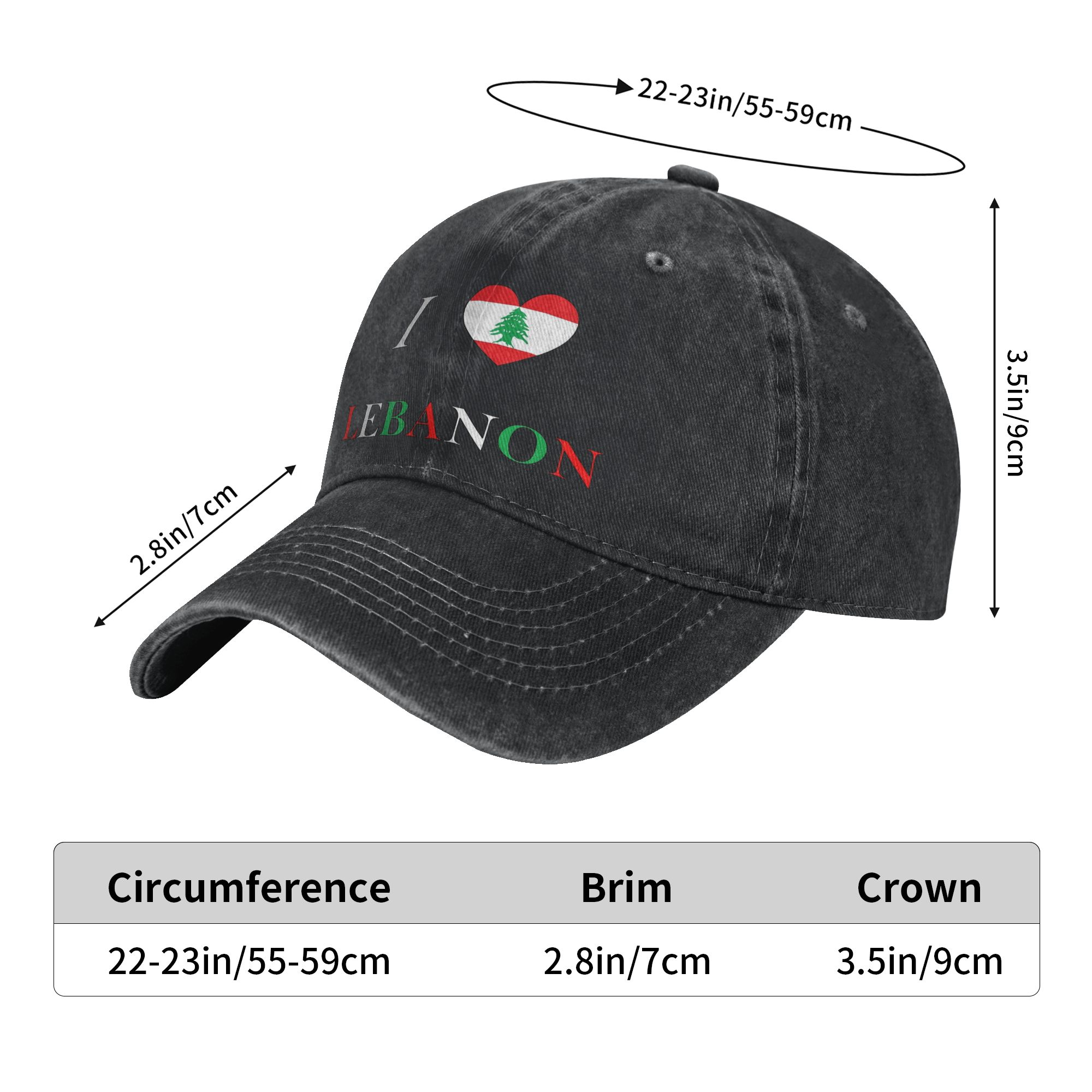 Lebanon Flag Heart Trucker Hat - Men Accessories Lebanon review and price