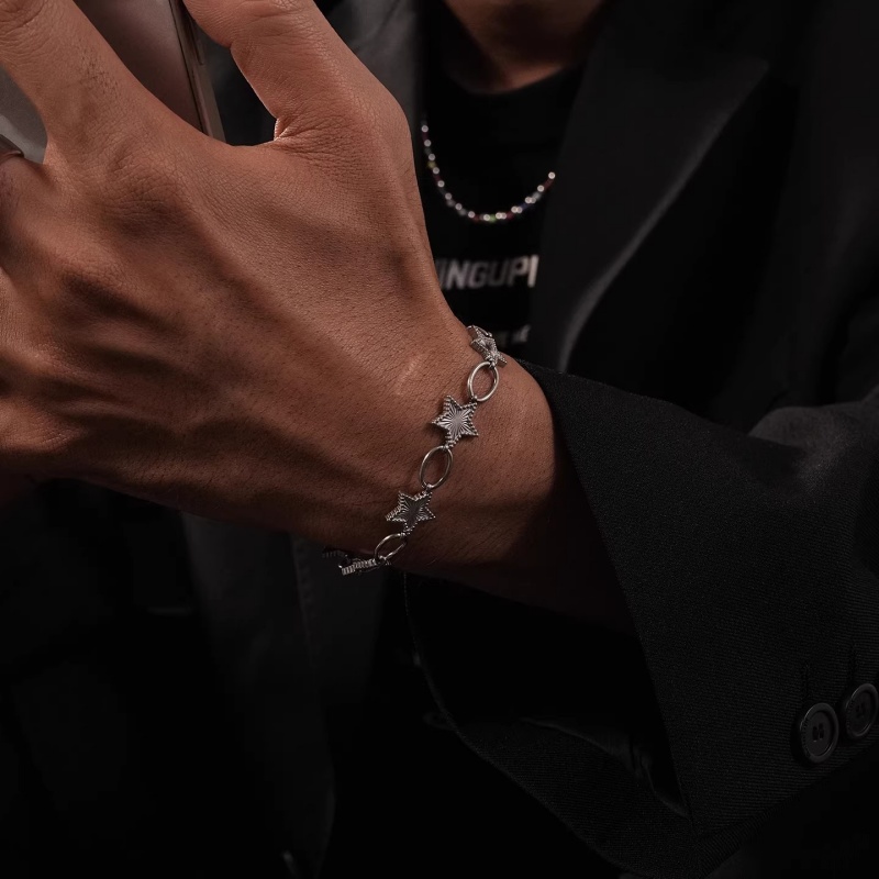 Y2K Sweet Cool Style Metal Tex - Men'S Accessories High End review and price