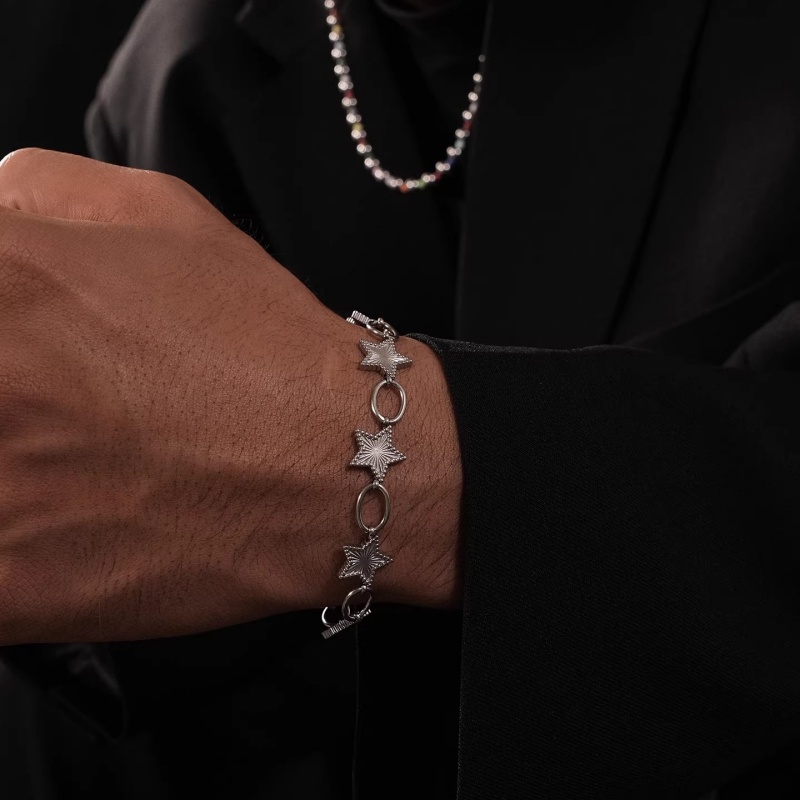 Y2K Sweet Cool Style Metal Tex - Men'S Accessories High End review and price