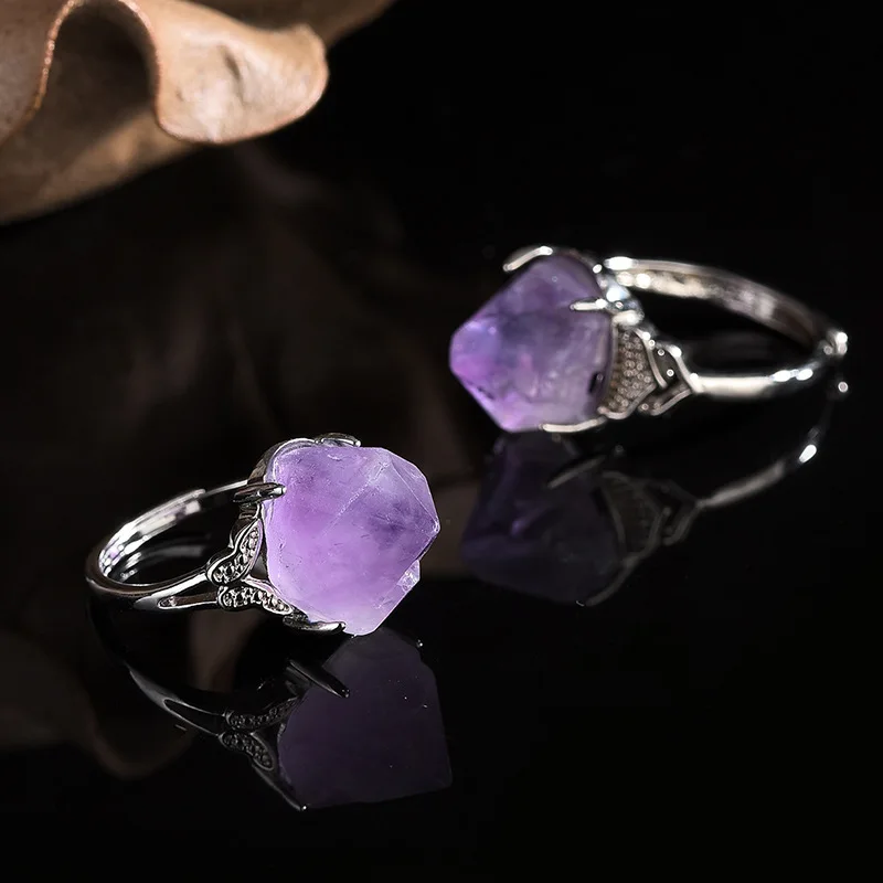 Natural Amethyst Hand-carved R - Men'S Accessories Hand Bands review and price