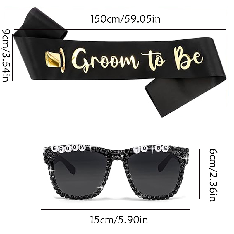 Groom To Be Black Satin Sash R - Men Accessories Kit review and price