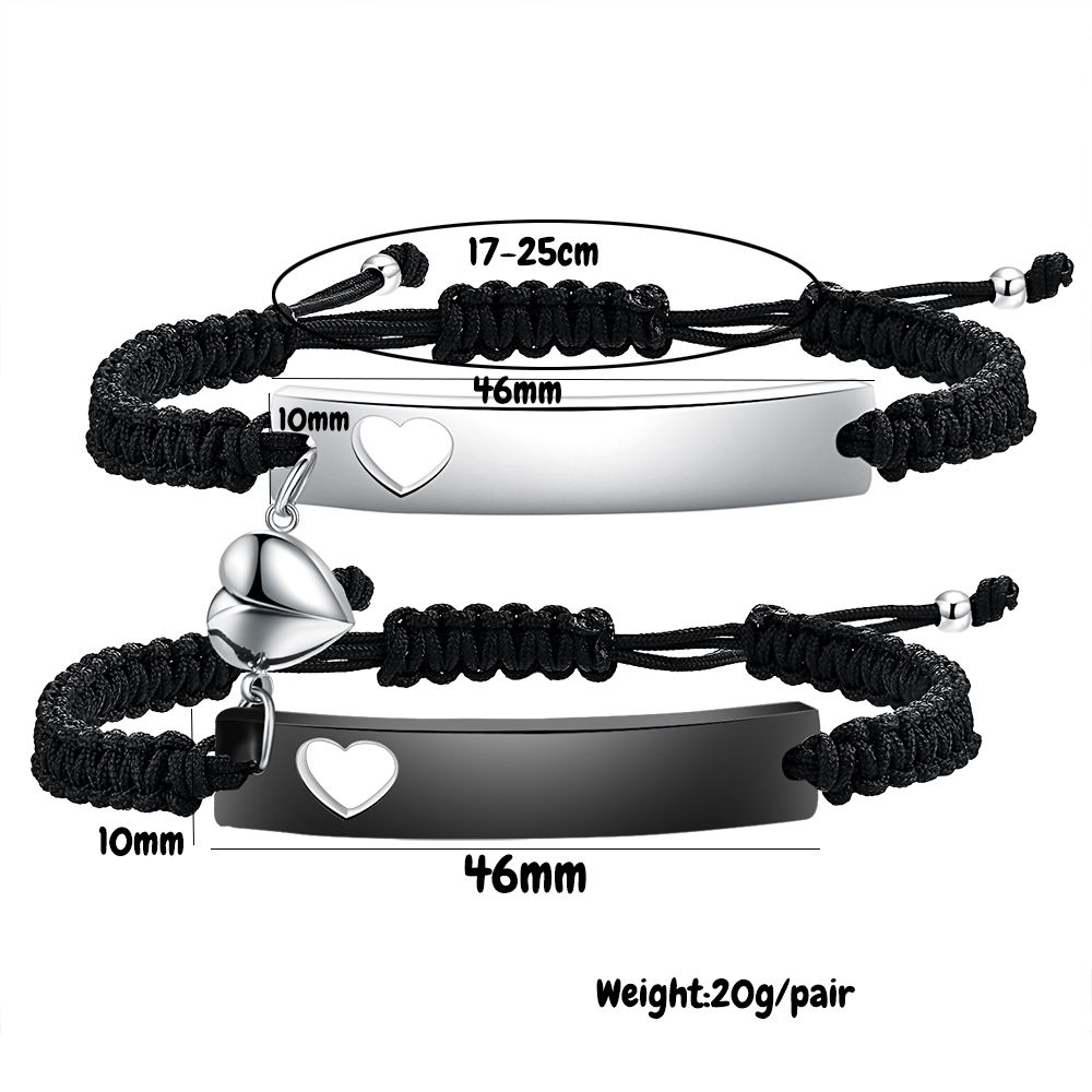 Custom Stainless Steel Couple  - Men Accessories Wrist review and price