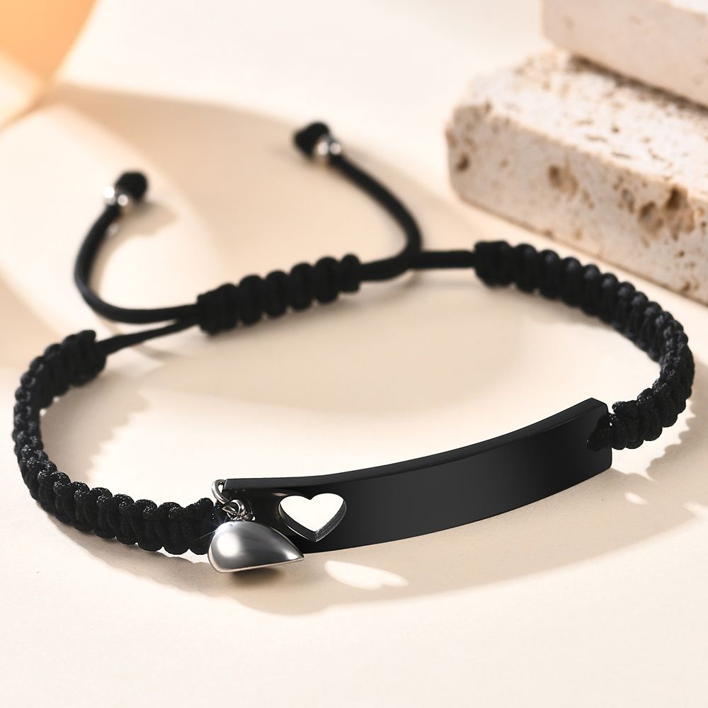 Custom Stainless Steel Couple  - Men Accessories Wrist review and price