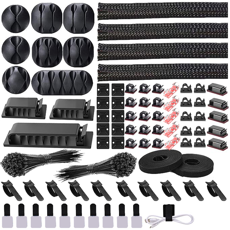 282/352/367 Pcs Cable Organize - Tie Clip Set review and price